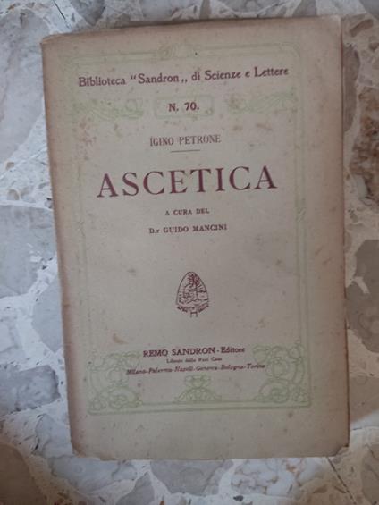 Ascetica - copertina