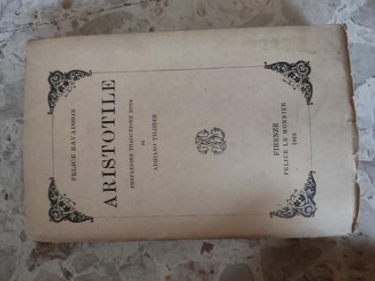 Aristotile - Adriano Tilgher - copertina