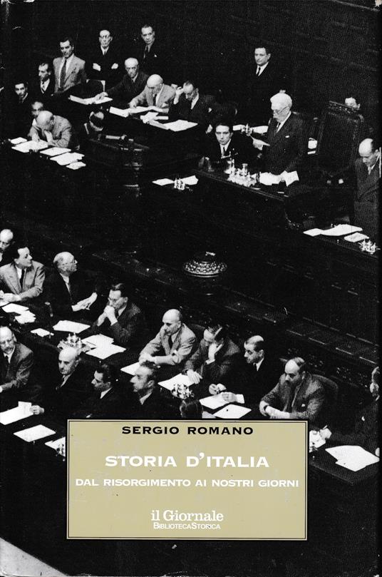 Storia d'Italia dal Risorgimento ai nostri giorni - Sergio Romano - copertina