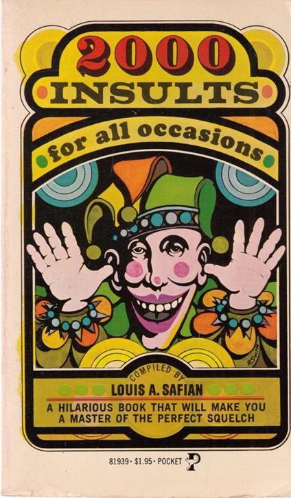 Two Thousand Insults for All Occasions - copertina