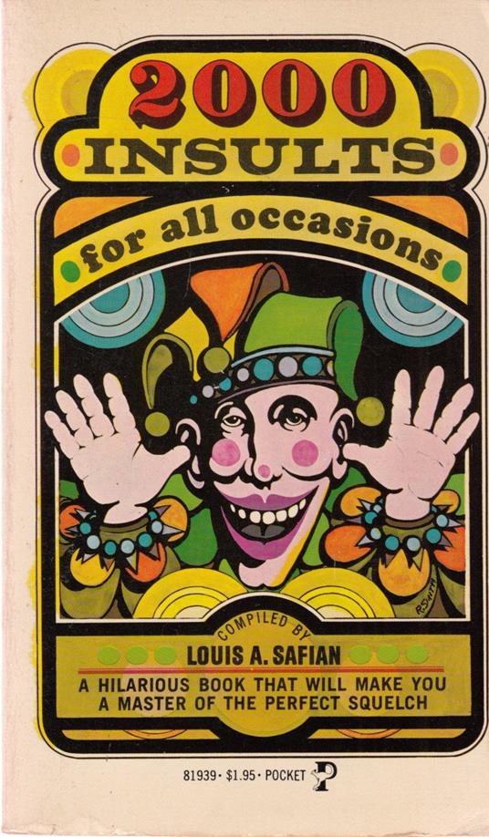 Two Thousand Insults for All Occasions - copertina