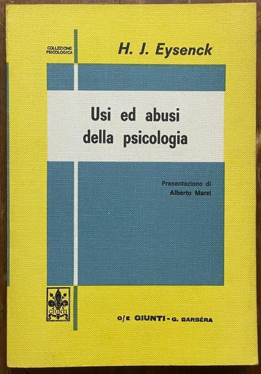 Usi ed abusi della psicologia - copertina