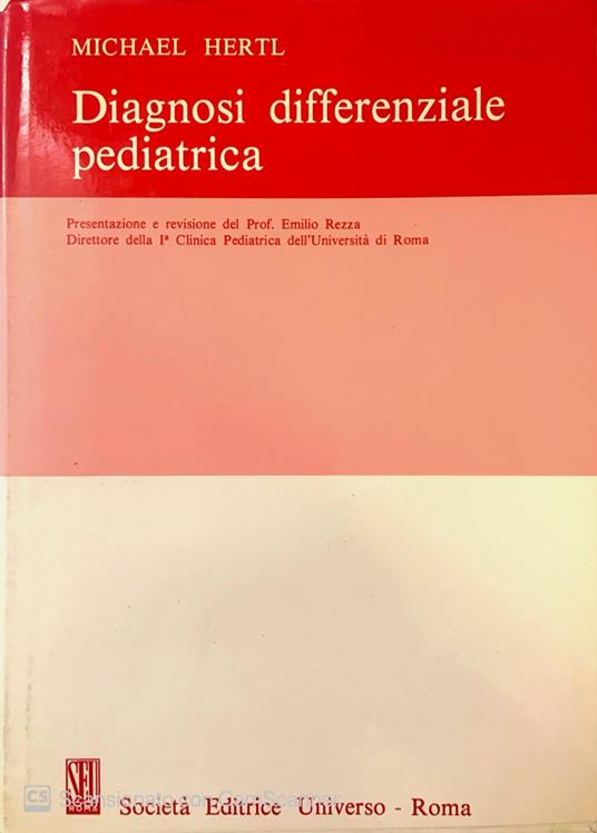 Diagnosi differenziale pediatrica - copertina