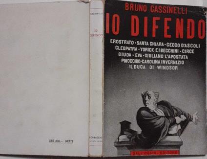 Io difendo - Bruno Cassinelli - copertina