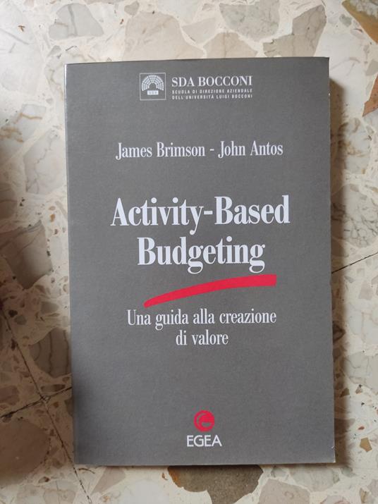 Activity-Based Budgting - copertina