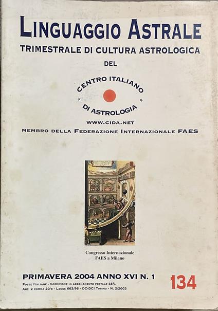 Linguaggio astrale dal 1970 - copertina