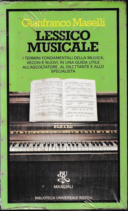 Lessico musicale - Gianfranco Maselli - copertina