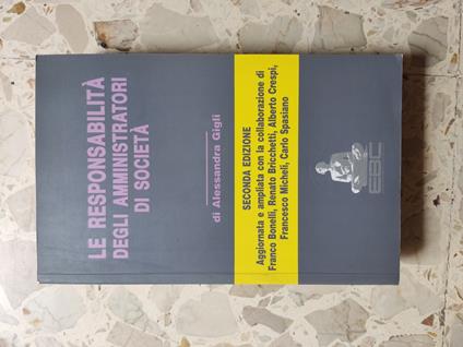 Le responsabilità degli amministratori di società - copertina