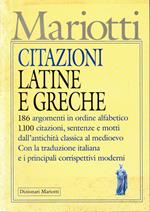 Citazioni Latine e Greche