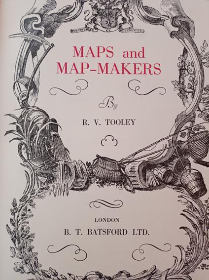 Maps and MAP - Makers - R. V. Tooley - copertina