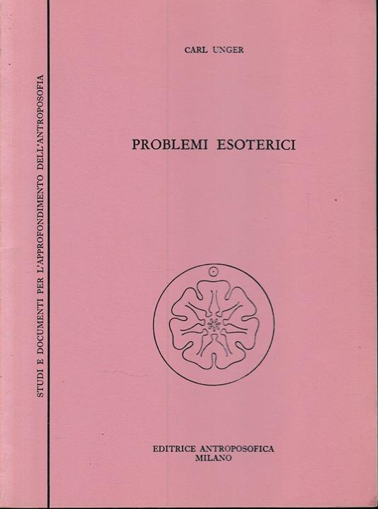 Problemi esoterici - Carl Unger - copertina