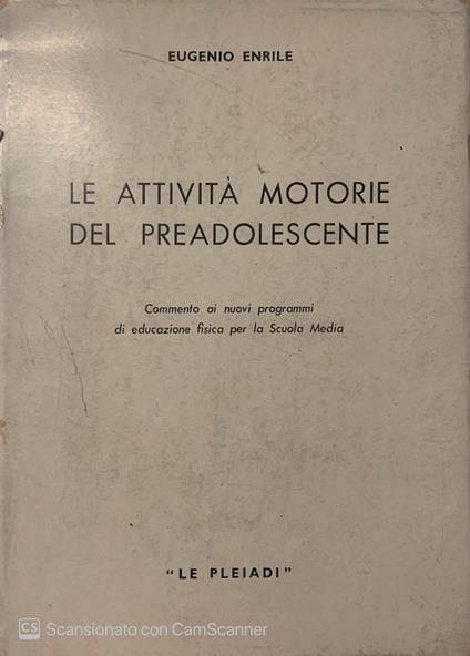 Le attività motorie del preadolescente - copertina