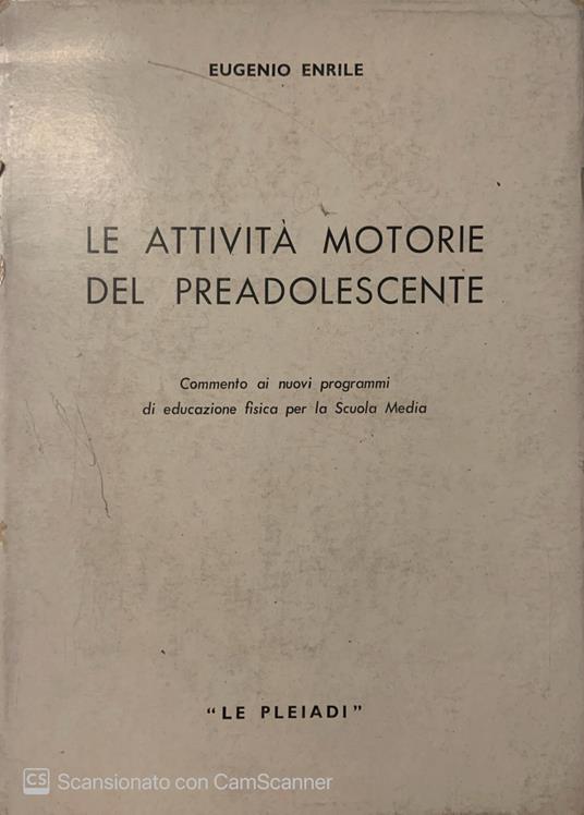 Le attività motorie del preadolescente - copertina