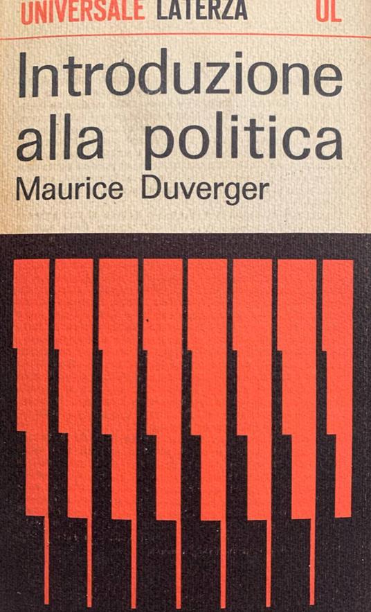 Introduzione alla politica - Maurice Duverger - copertina