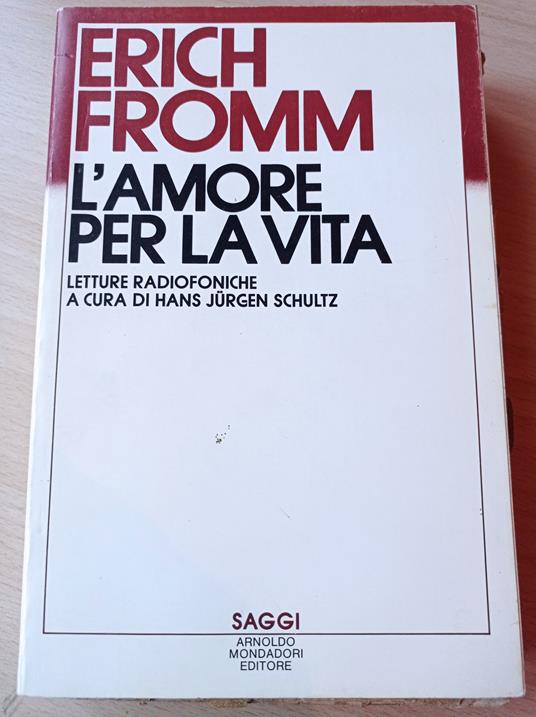 L' amore per la vita - Erich Fromm - copertina