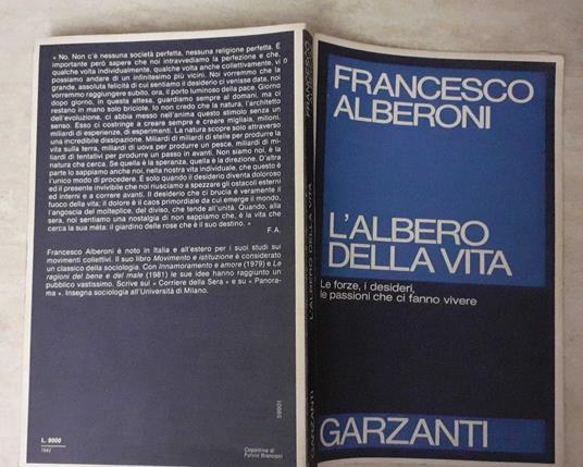 L' albero della vita - Francesco Alberoni - copertina
