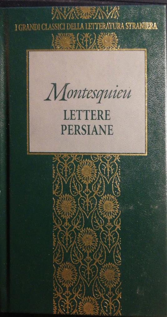 Lettere Persiane - Charles L. de Montesquieu - copertina