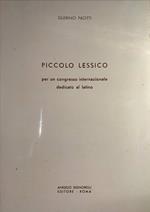 Piccolo lessico per un congresso internazionale dedicato al latino