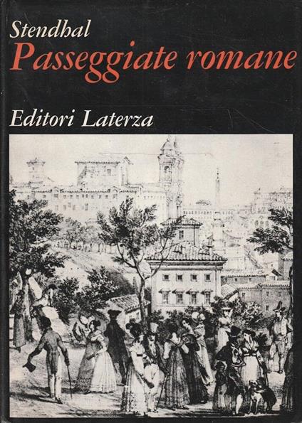 Passeggiate romane - Stendhal - copertina