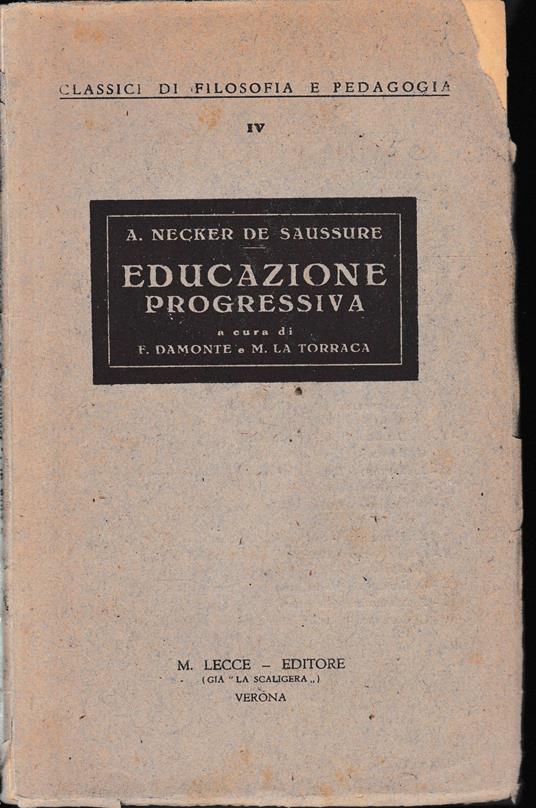 Educazione progressiva - copertina