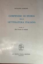 Compendio di storia della letteratura italiana. Volume III - Dal Foscolo ai moderni