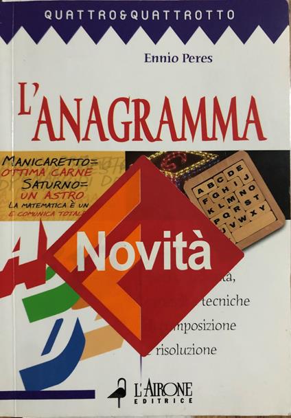 L' anagramma - Ennio Peres - copertina