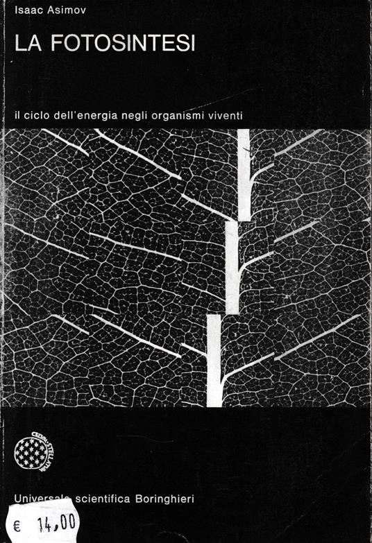 La fotosintesi - Isaac Asimov - copertina