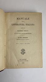 Manuale della letteratura italiana