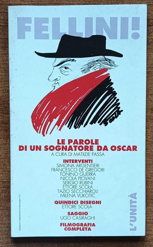 FELLINI: le parole di un sognatore da Oscar - Matilde Passa - copertina