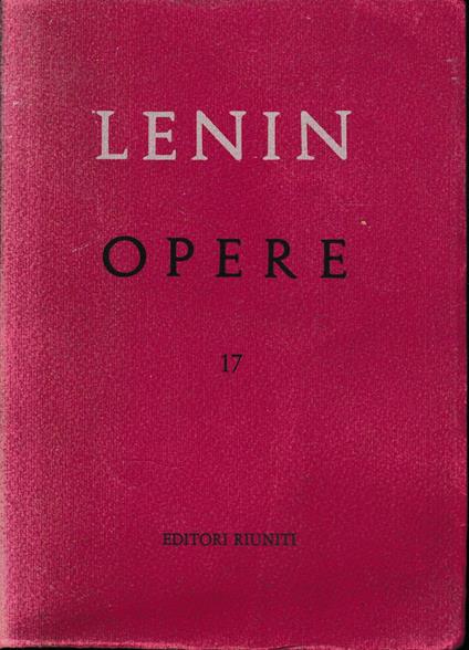 Opere complete. Vol. XVIII dicembre 1910 - aprile 1912 - Lenin - copertina