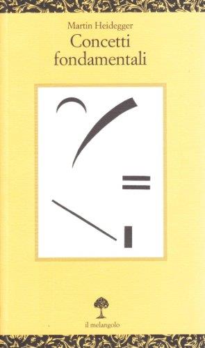 Concetti fondamentali - Martin Heidegger - copertina