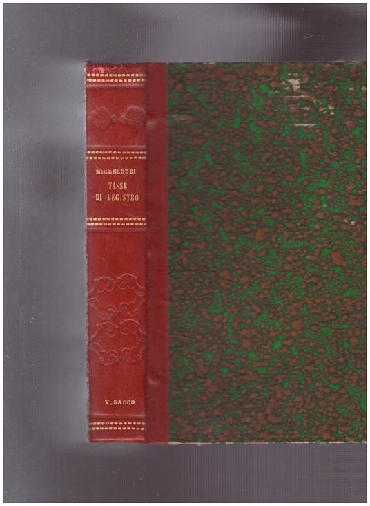 Tasse di Registro - Cino Michelozzi - copertina