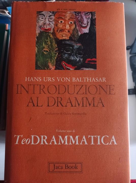 Introduzione al dramma - Hans U. von Balthasar - copertina