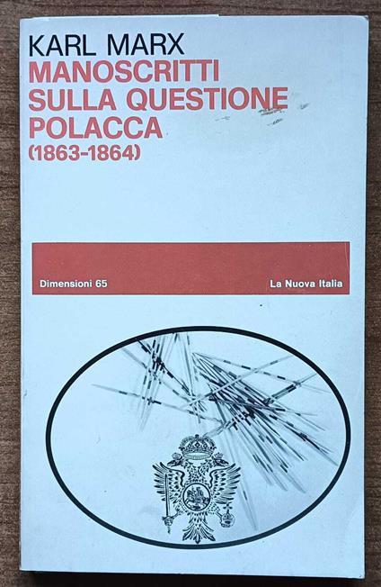 Manoscritti sulla questione polacca - Karl Marx - copertina