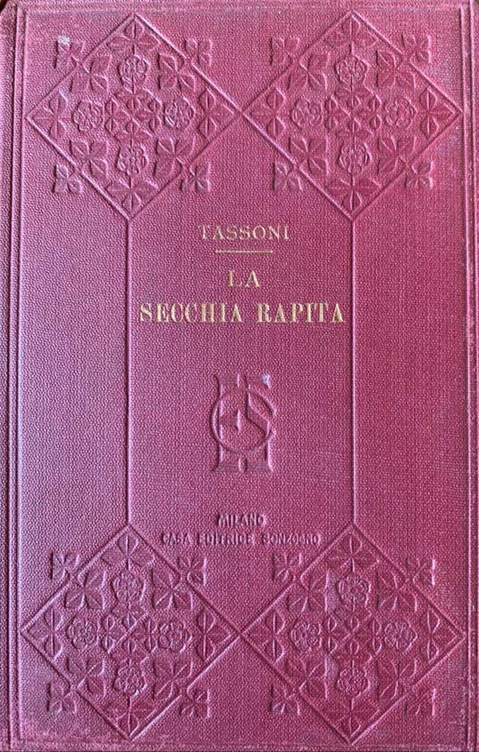 La secchia rapita - Alessandro Tassoni - copertina
