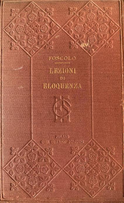 Lezioni di eloquenza - Ugo Foscolo - copertina