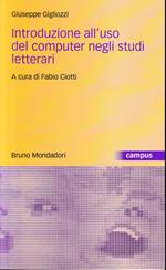 Introduzione all'uso del computer negli studi letterari