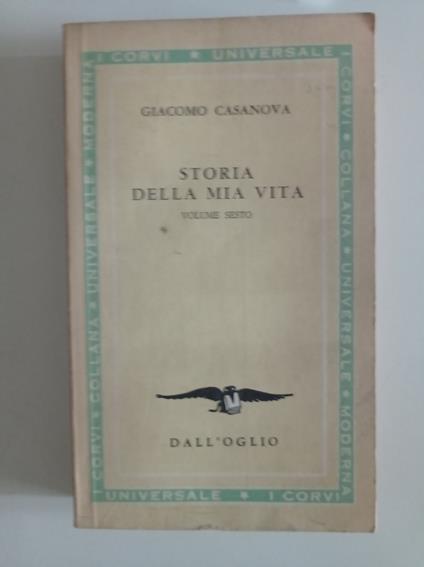 Storia della mia vita Vol. 6 - Giacomo Casanova - copertina