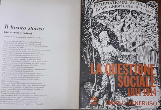 La questione sociale (1814-1914) - Danilo Veneruso - copertina