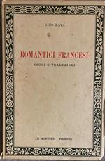 Romantici Francesi. Saggi e traduzioni
