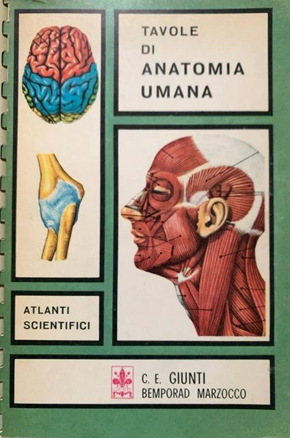 Tavole di anatomia umana - copertina