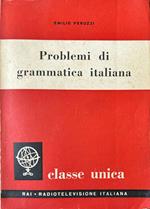 Problemi di grammatica italiana