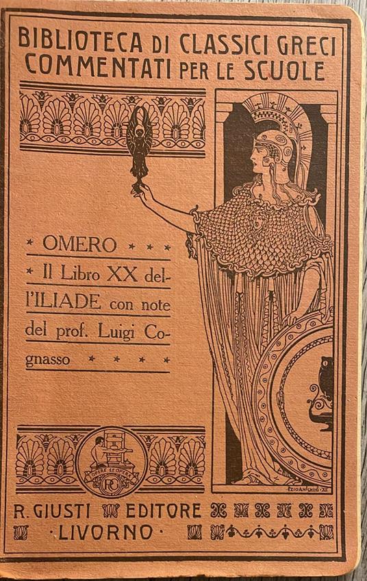 Il libro XX dell'Iliade - Omero - copertina