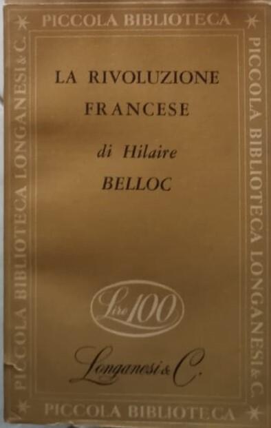 La Rivoluzione francese - Hilaire Belloc - copertina