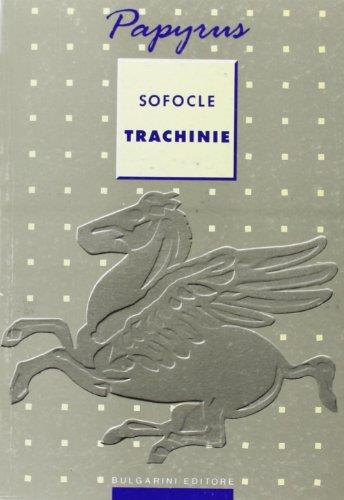 Trachinie - Sofocle - copertina