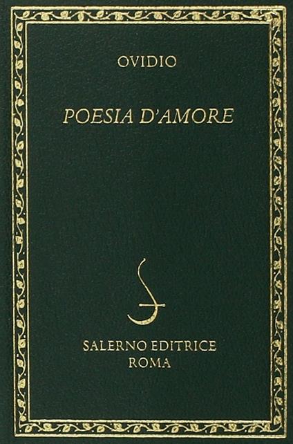 Poesia d'amore - P. Nasone Ovidio - copertina