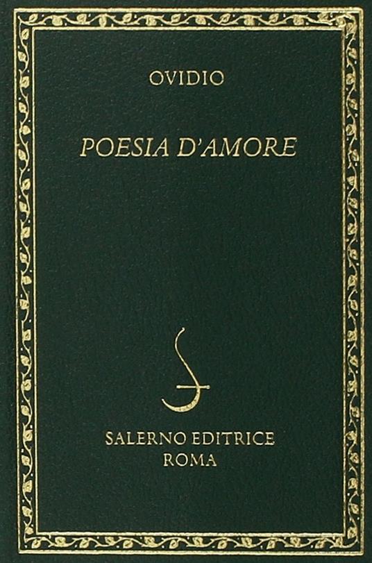 Poesia d'amore - P. Nasone Ovidio - copertina