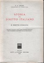 Storia del diritto italiano. Il diritto pubblico