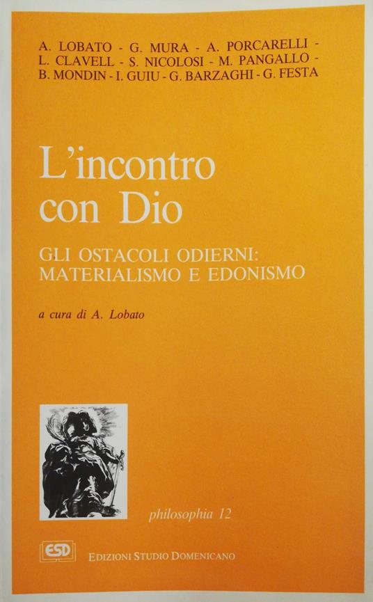 L' incontro con Dio - copertina