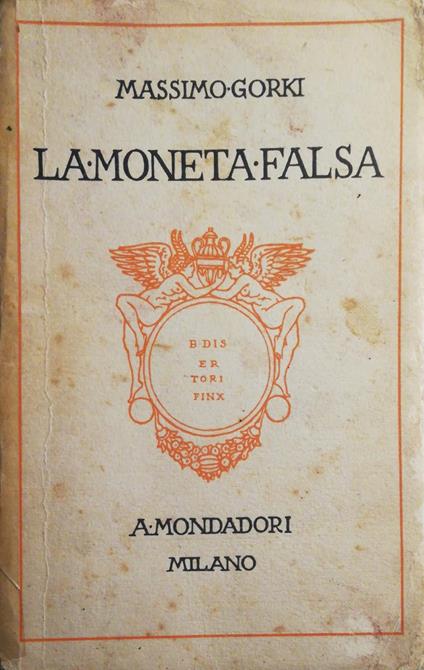La moneta falsa - Maksim Gorkij - copertina